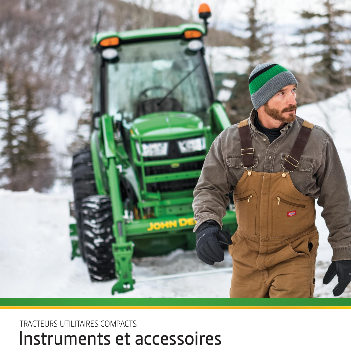 Instruments et accessoires pour tracteurs compacts