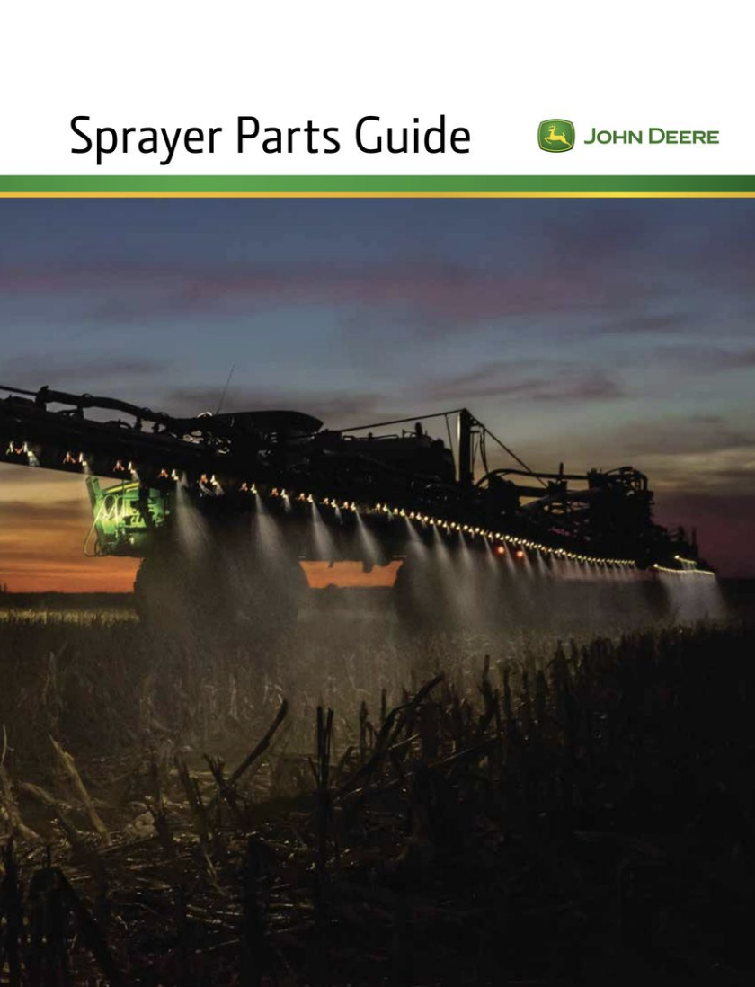 Catalogue de pièces de pulvérisateurs